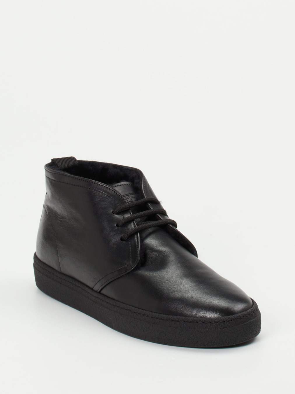 Konstantin Starke – Chukka Boots aus Ziegenleder schwarz