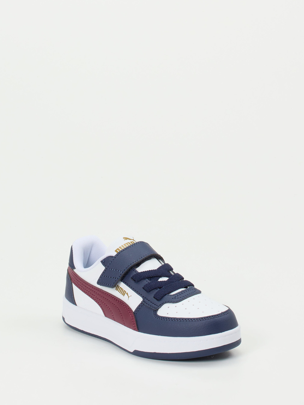 Puma – Kindersneaker aus Leder in Dunkelblau