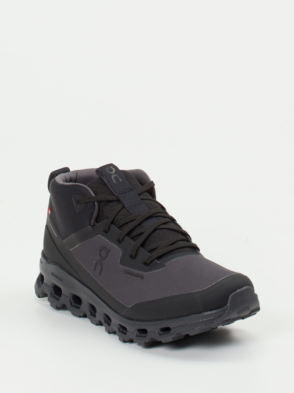 ON – Sneaker aus wind- & wasserdichtem Material anthrazit