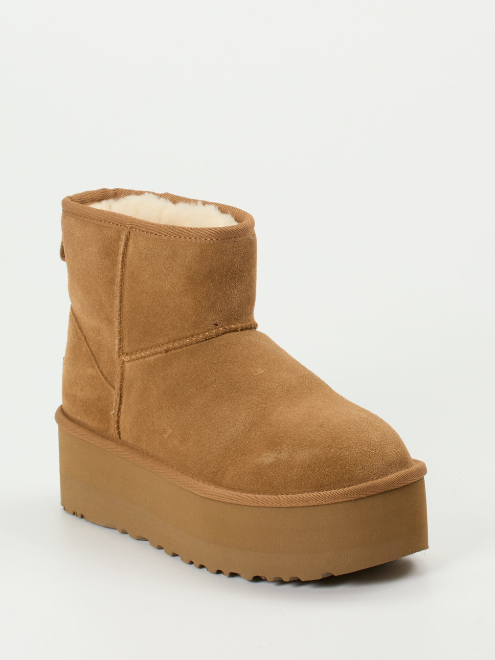 UGG – Stiefeletten aus Veloursleder karamellbraun