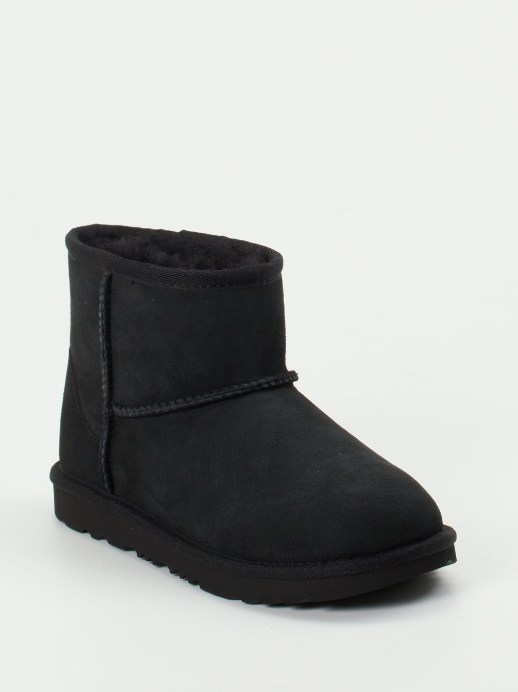 UGG – Stiefeletten aus Veloursleder in Schwarz