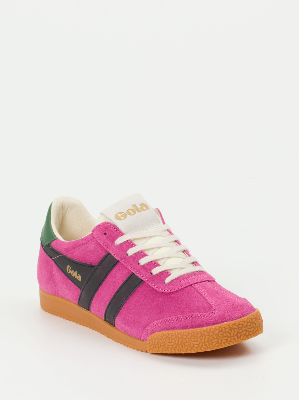 Gola – Retro-Sneaker aus Veloursleder Pink