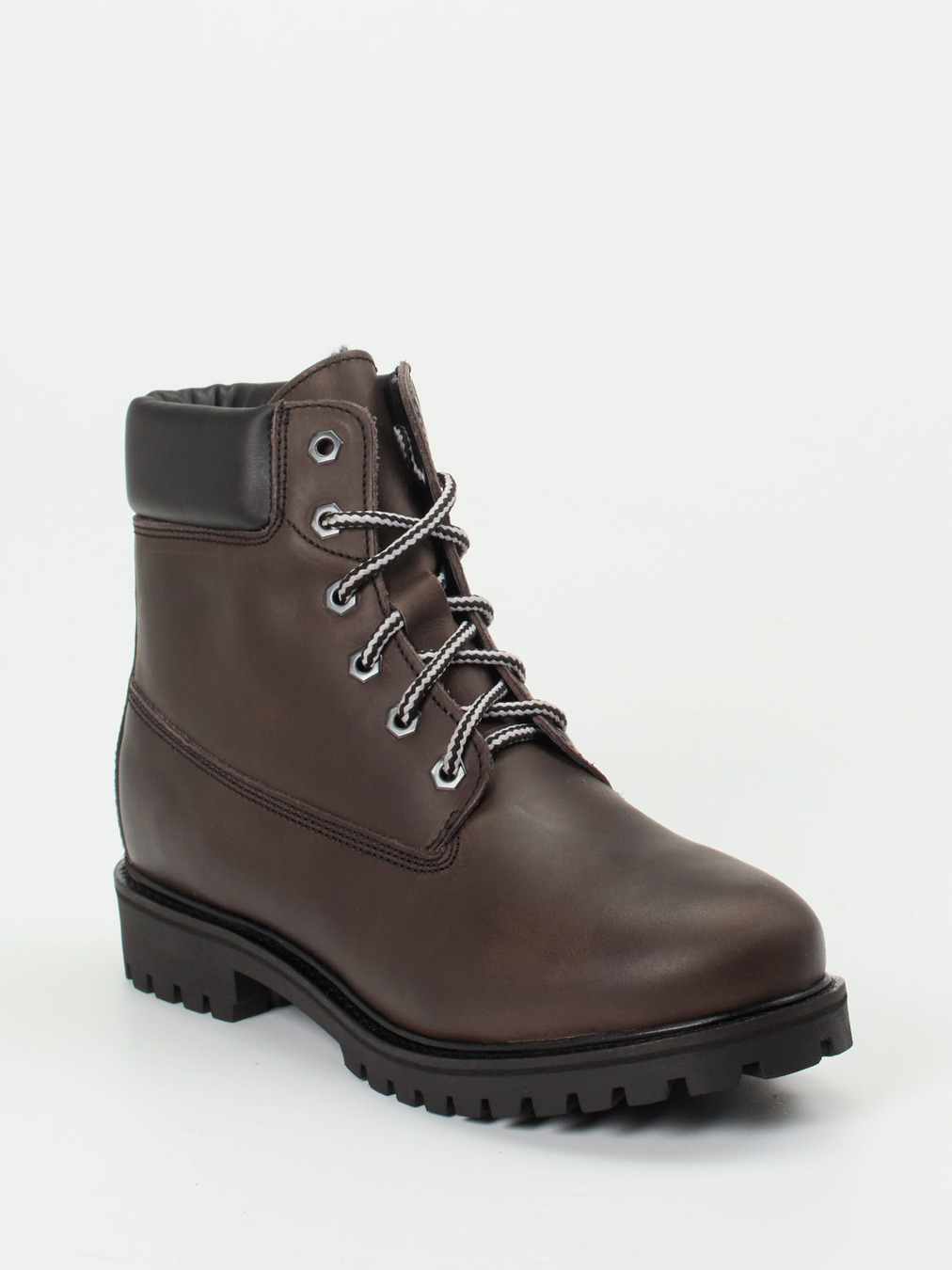Ralph Harrison Country – Schnürboots aus Fettleder Dunkelbraun