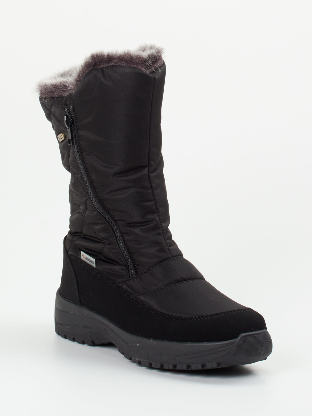 Lackner – Thermoboots aus Nylon Schwarz mit Spikes