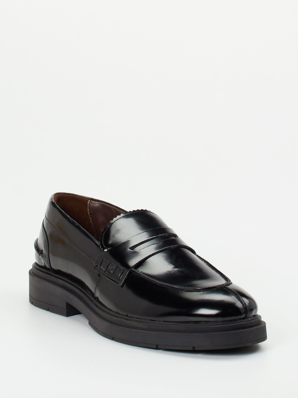 Ralph Harrison – Loafer aus Hochglanzleder schwarz