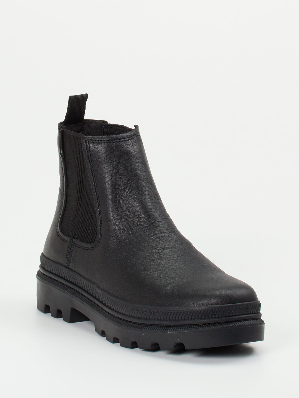 Palladium – Chelsea Boots aus Kalbleder schwarz