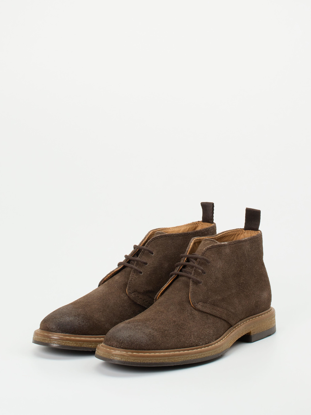 Ralph Harrison – Desert Boots aus Veloursleder braun