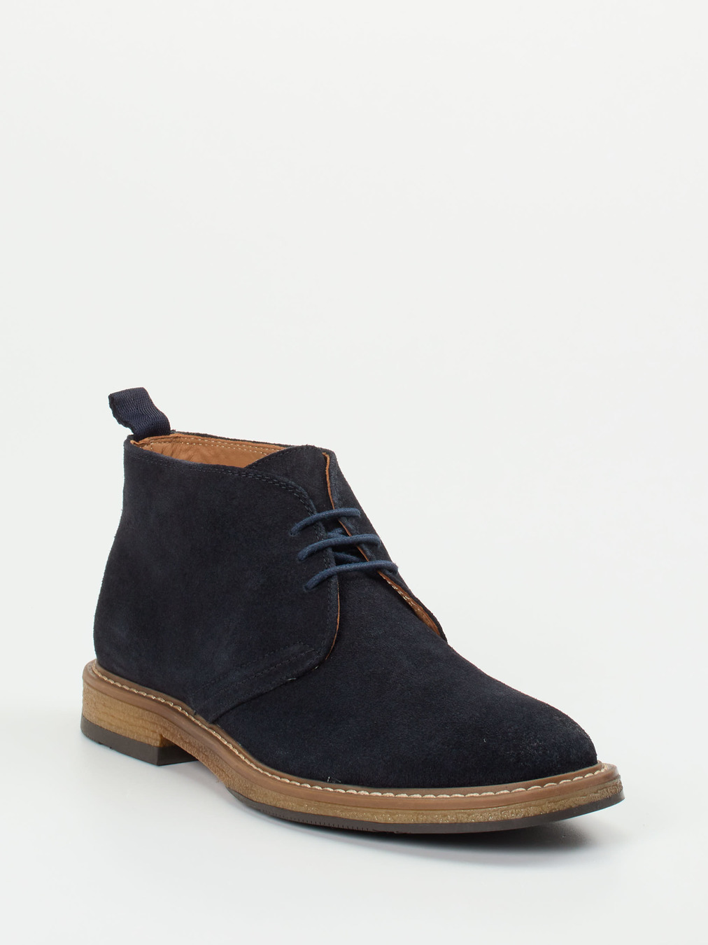 Ralph Harrison – Desert Boots aus Veloursleder Dunkelblau