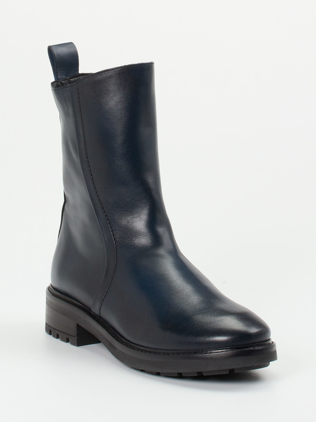 Donna Carolina – Stiefeletten aus Kalbleder Tintenblau