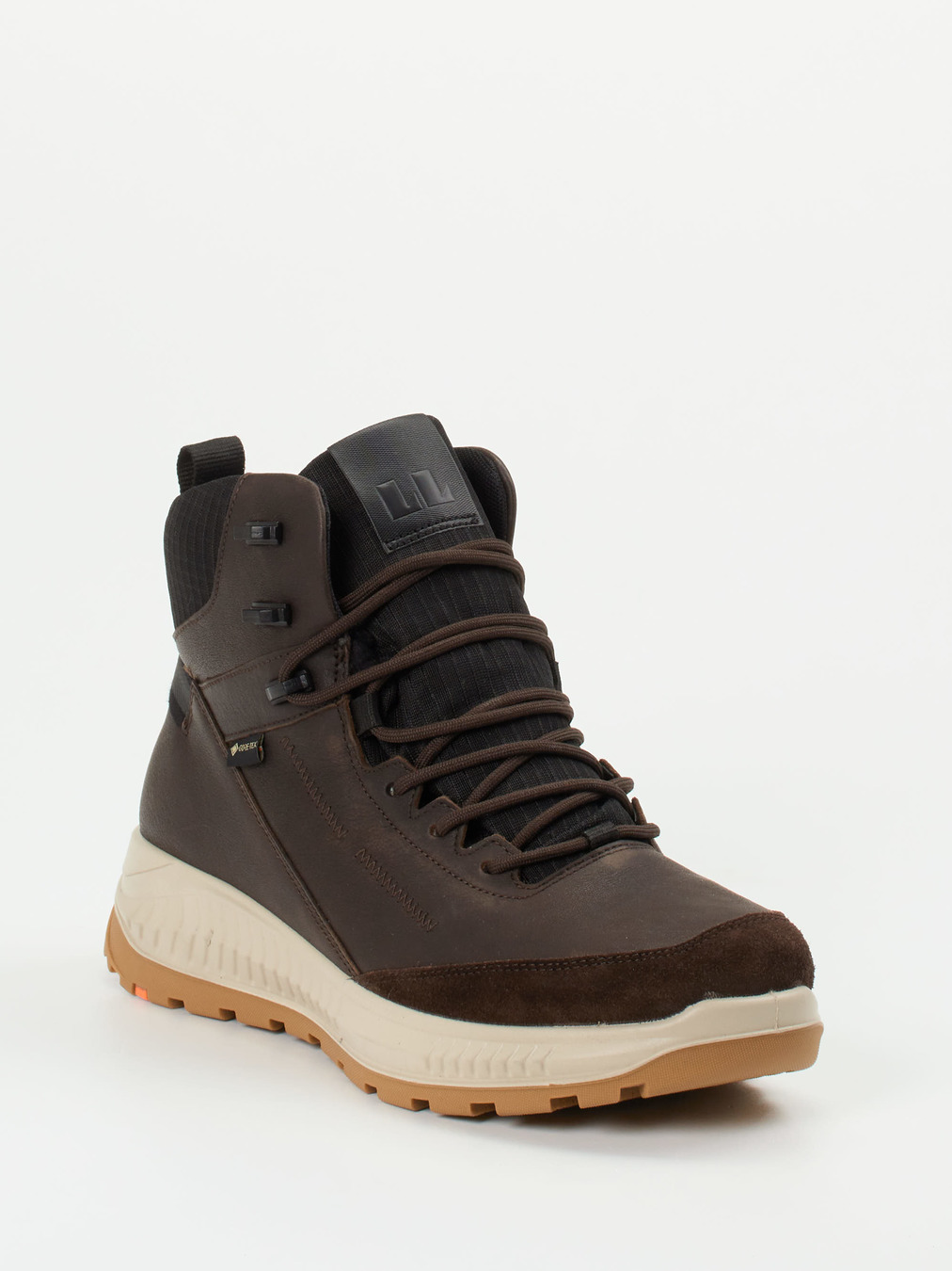 Lloyd – Outdoor-Boots aus Glatt- und Veloursleder braun