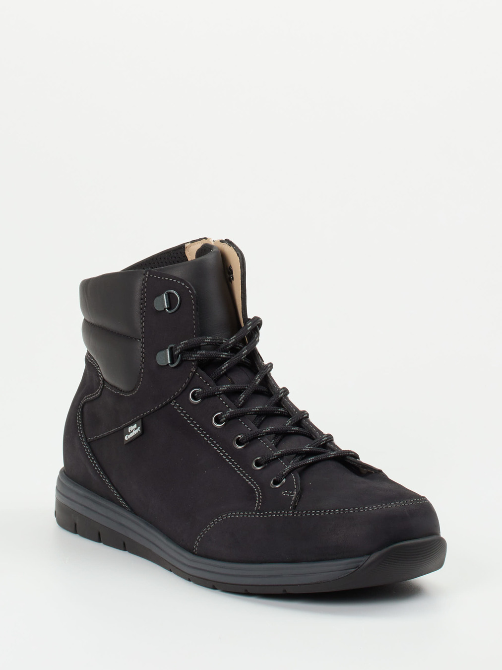 Finn Comfort – Stiefeletten aus Nubukleder schwarz