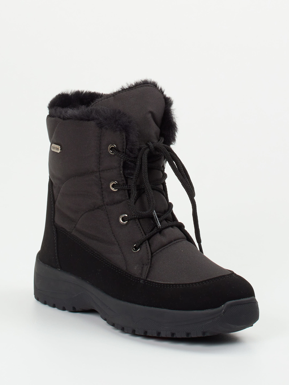 Lackner – Winterboots aus Nylon mit Kunstfellfutter