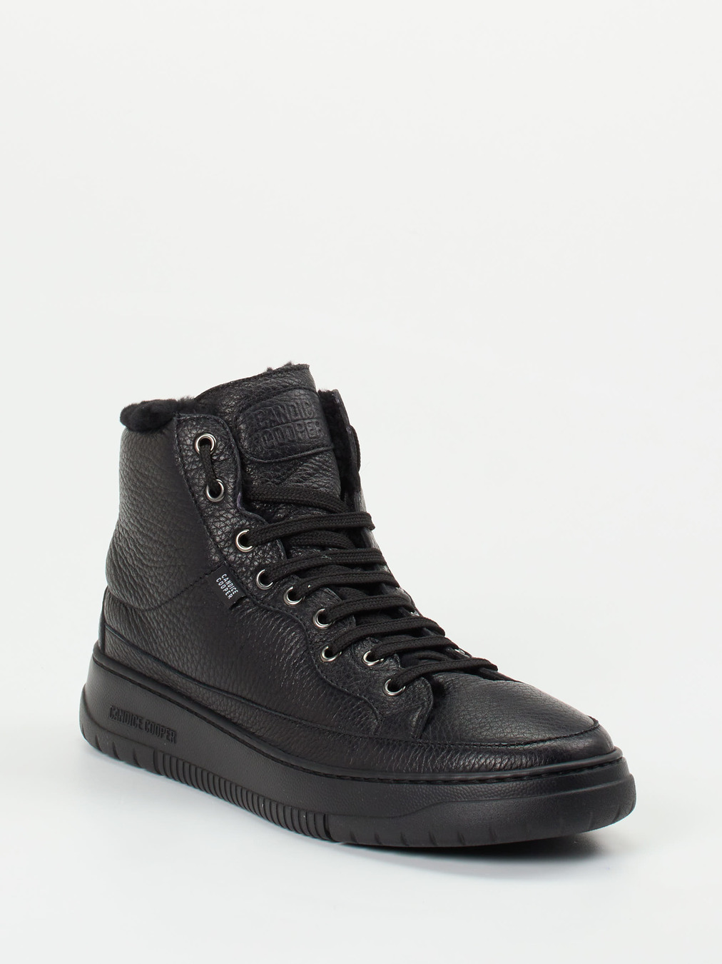 Candice Cooper – Schnürboots aus Hirschleder schwarz