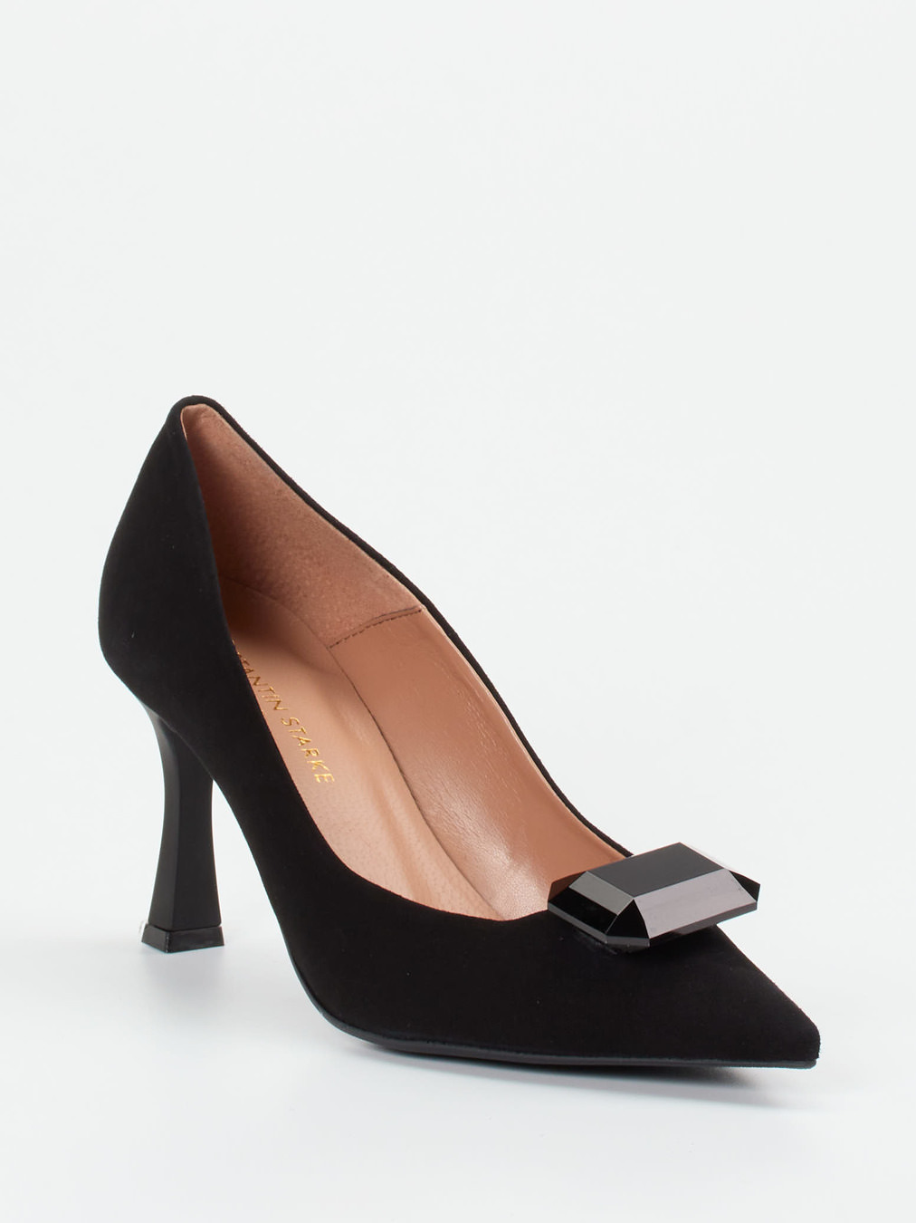 Konstantin Starke – Pumps aus Veloursleder schwarz