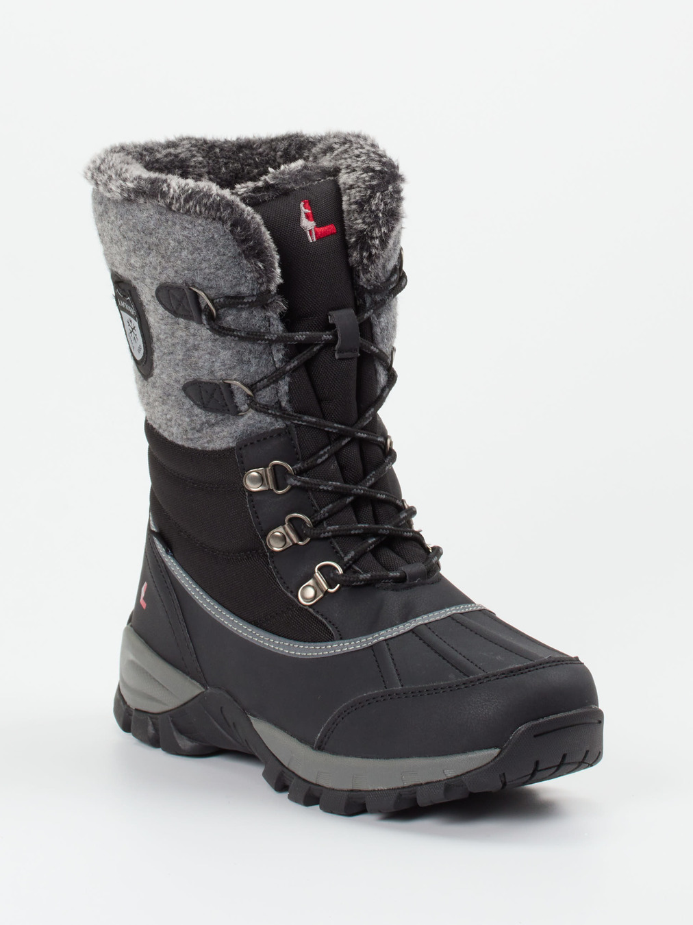 Lackner – Winterstiefel aus Synthetik in Schwarz