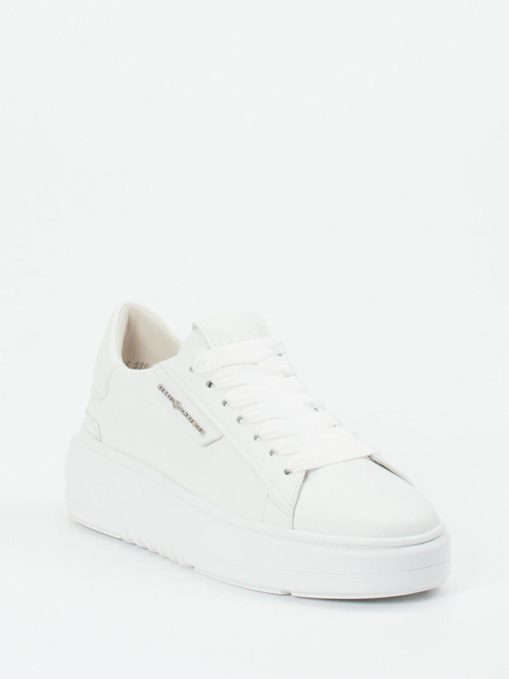 Kennel & Schmenger – Plateau-Sneaker aus Kalbleder Weiß