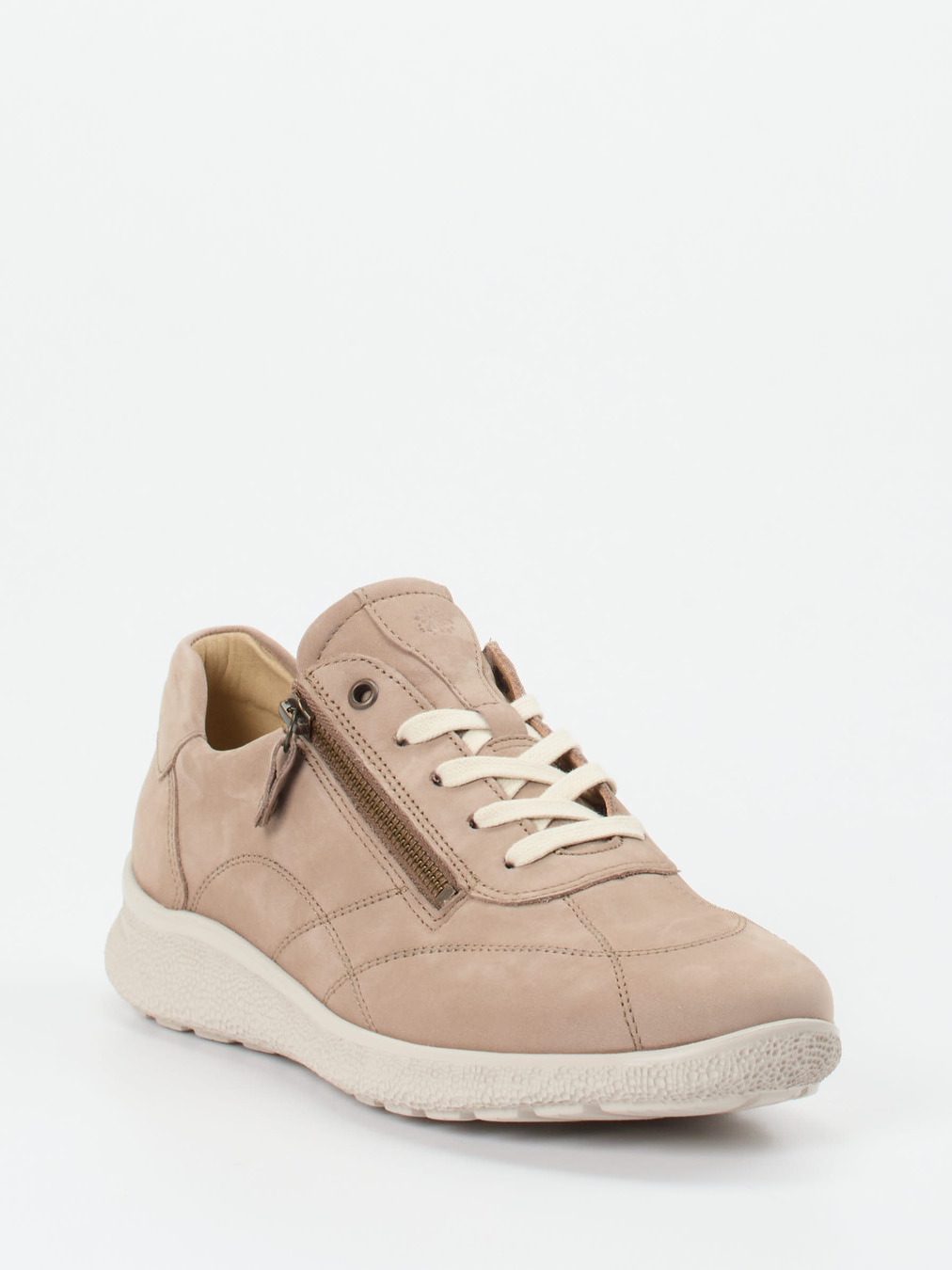 Hartjes – Komfort-Sneaker aus Nubukleder beige