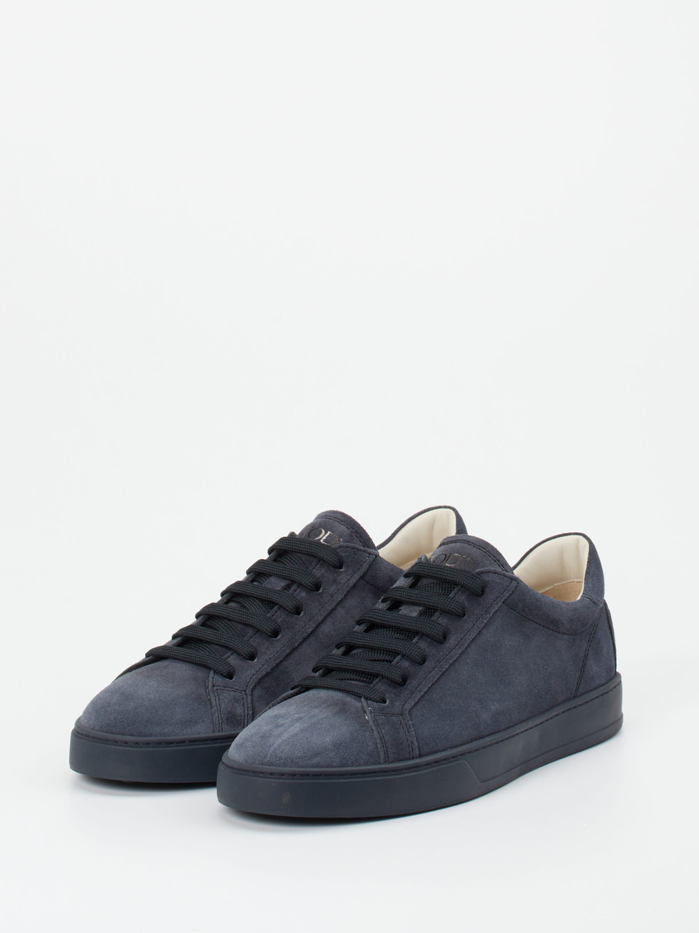 Tod's – Low-Top Sneaker aus Veloursleder blau