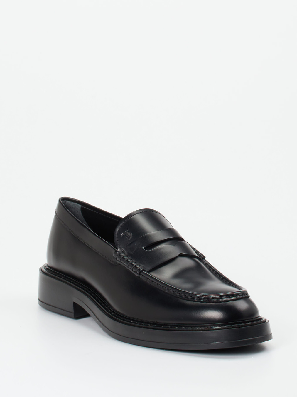 Tod's – Loafer aus Hochglanzleder schwarz