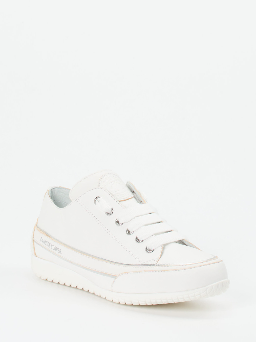 Candice Cooper – Sneaker aus Lammleder Weiß