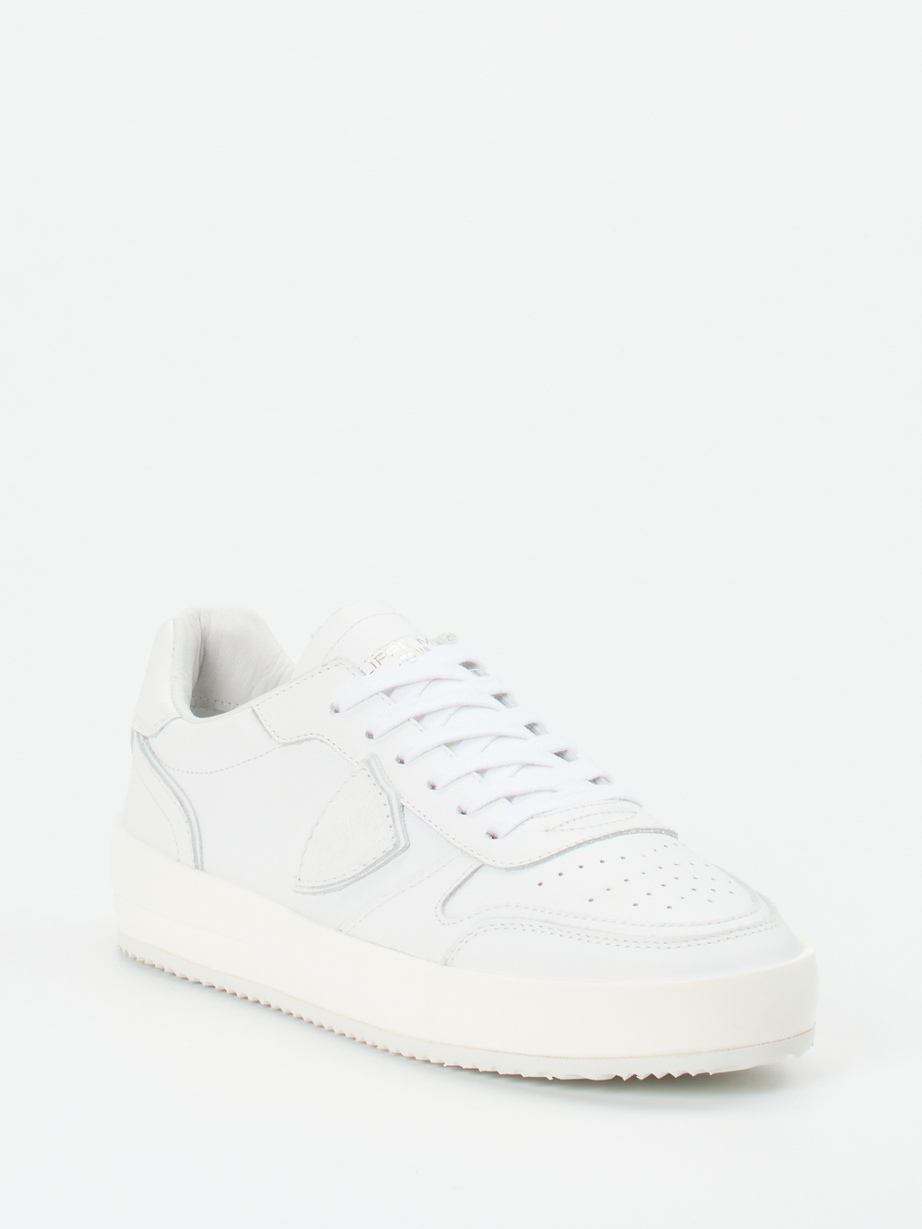 Philippe Model – Sneaker aus Kalbleder Weiß