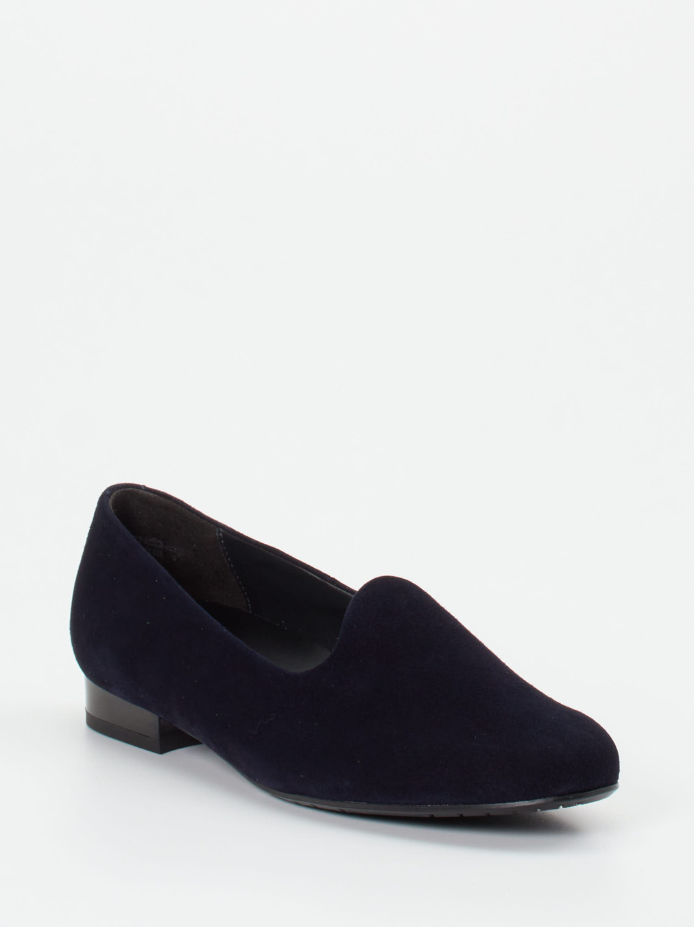 Semler – Loafer aus Veloursleder in Dunkelblau