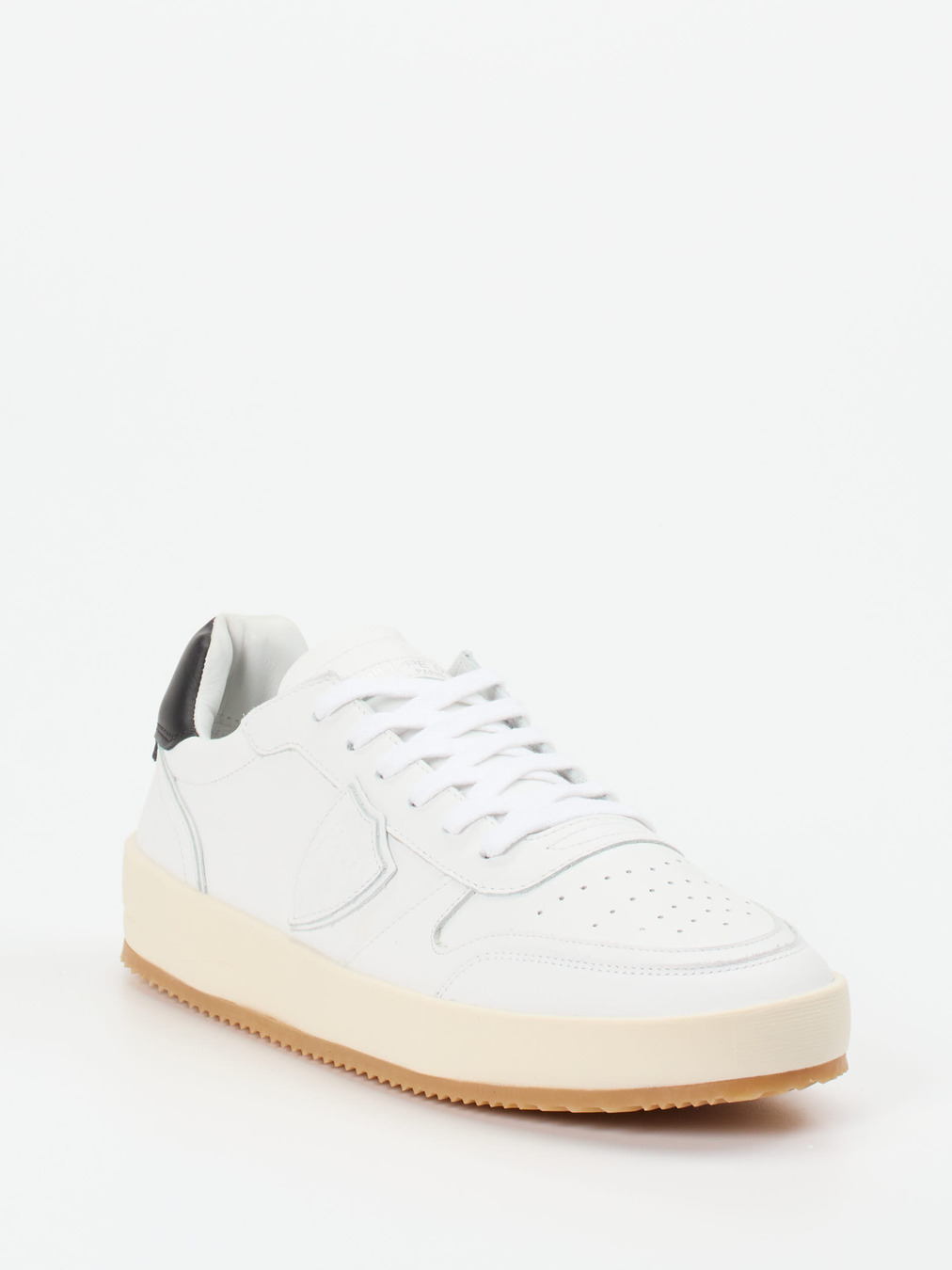 Philippe Model – Sneaker aus Kalbleder in Weiß