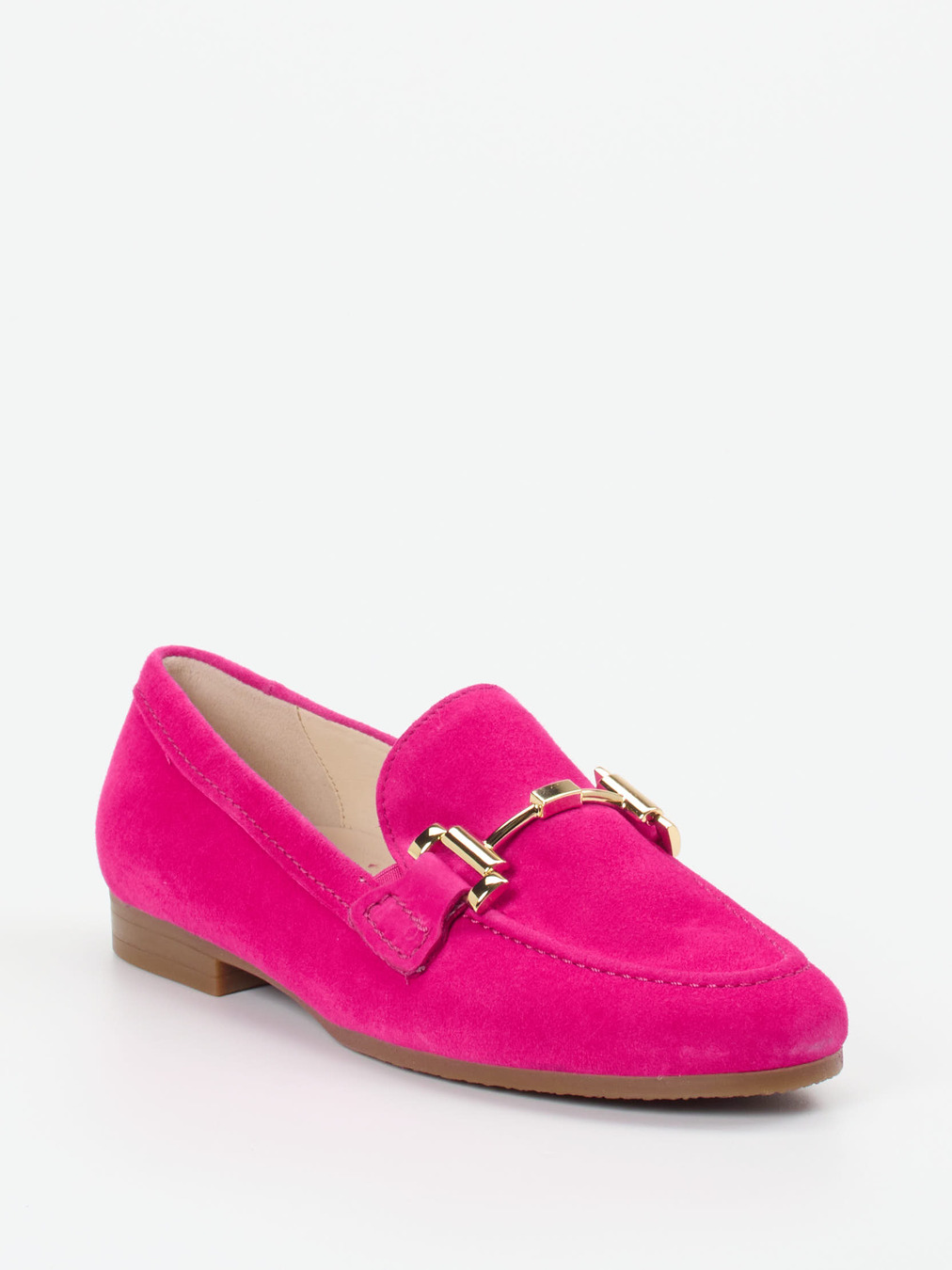 Gabor Comfort – Loafer aus Veloursleder Pink