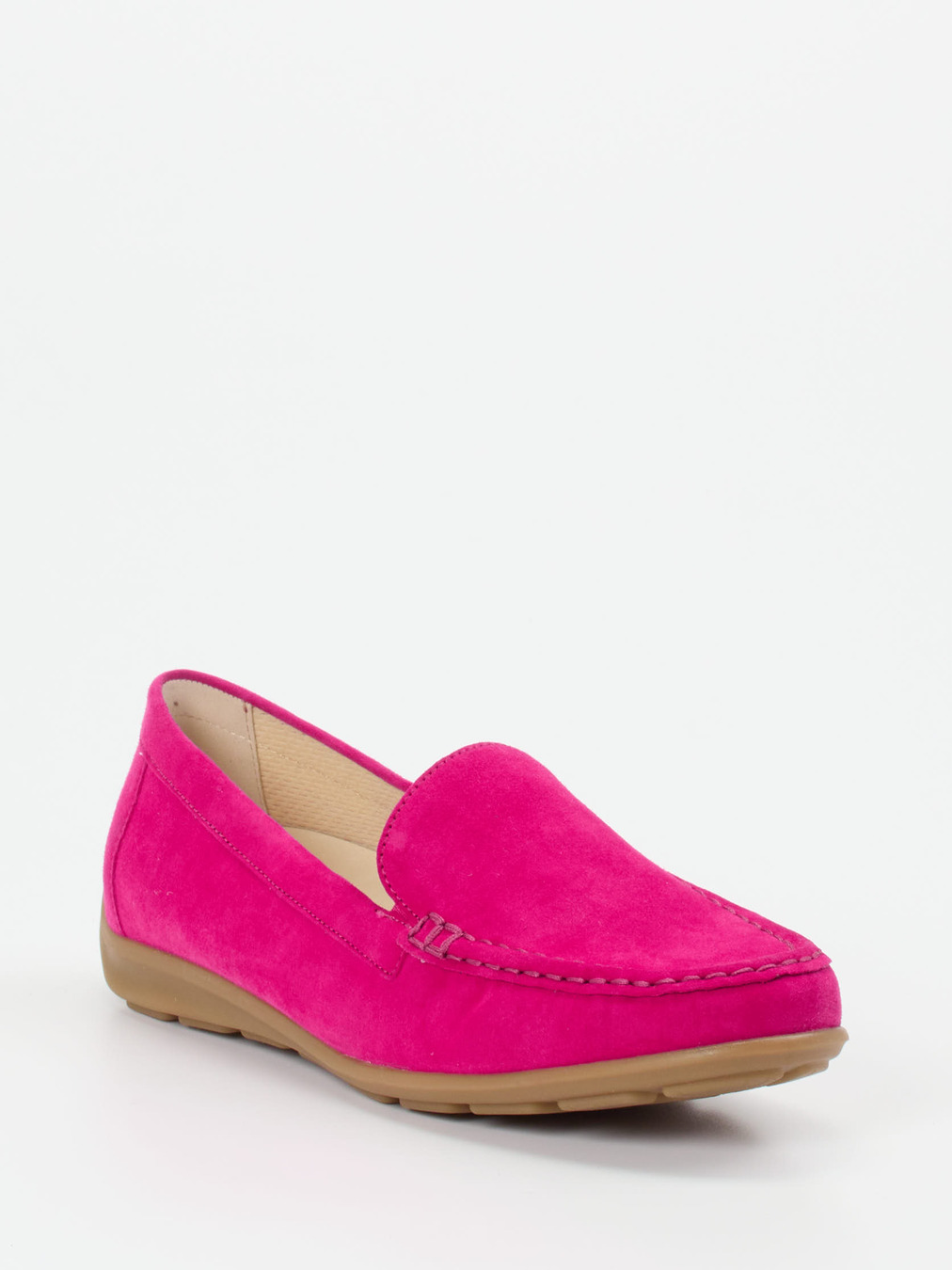 Gabor Comfort – Slipper aus Veloursleder pink