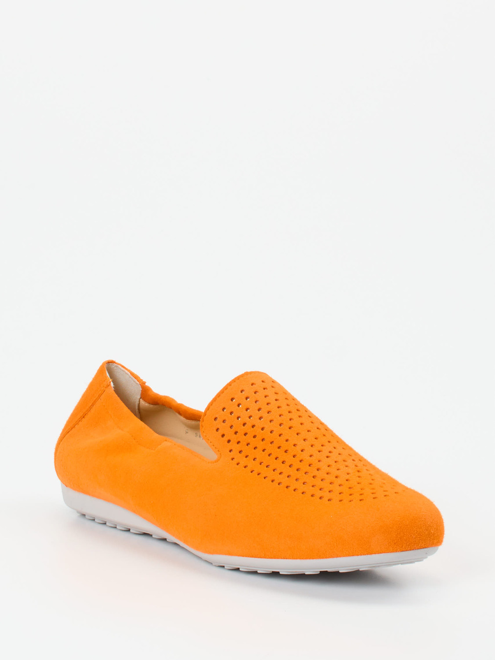 Semler – Komfort-Slipper aus Veloursleder orange