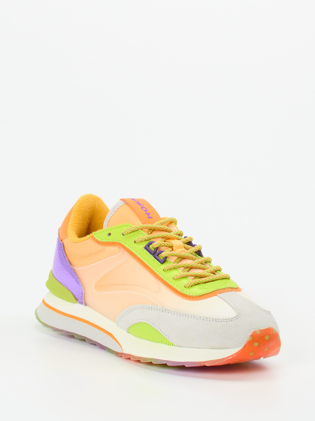 THE HOFF BRAND – Sneaker aus Veloursleder im Colorblocking