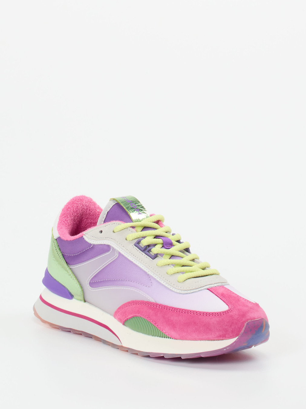 THE HOFF BRAND – Retro-Sneaker aus Veloursleder multicolor