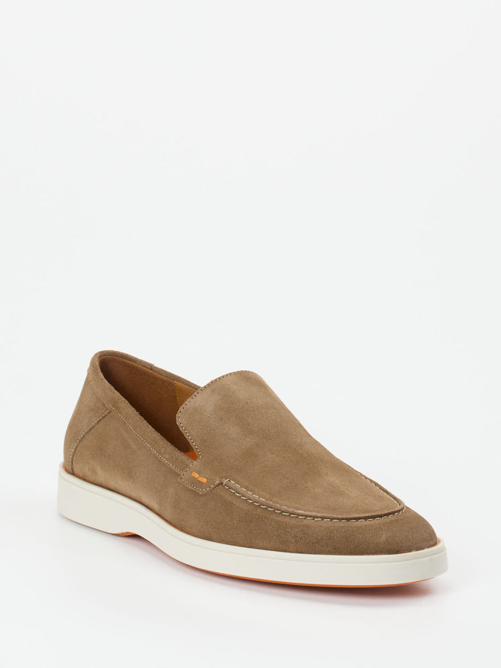 Lloyd – Loafer aus Veloursleder in Sandbeige