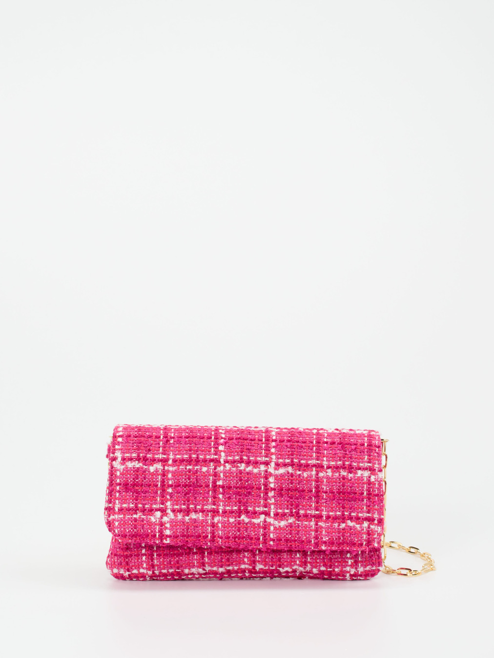 Konstantin Starke – Clutch aus Bouclé in Pink