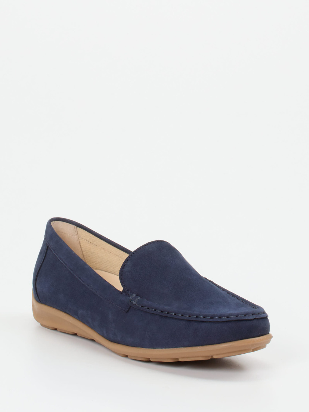 Gabor Comfort – Loafer aus Nubukleder marineblau