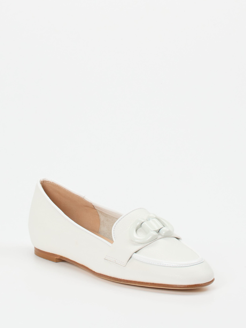 Mannori – Loafer aus Kalbleder Off-White