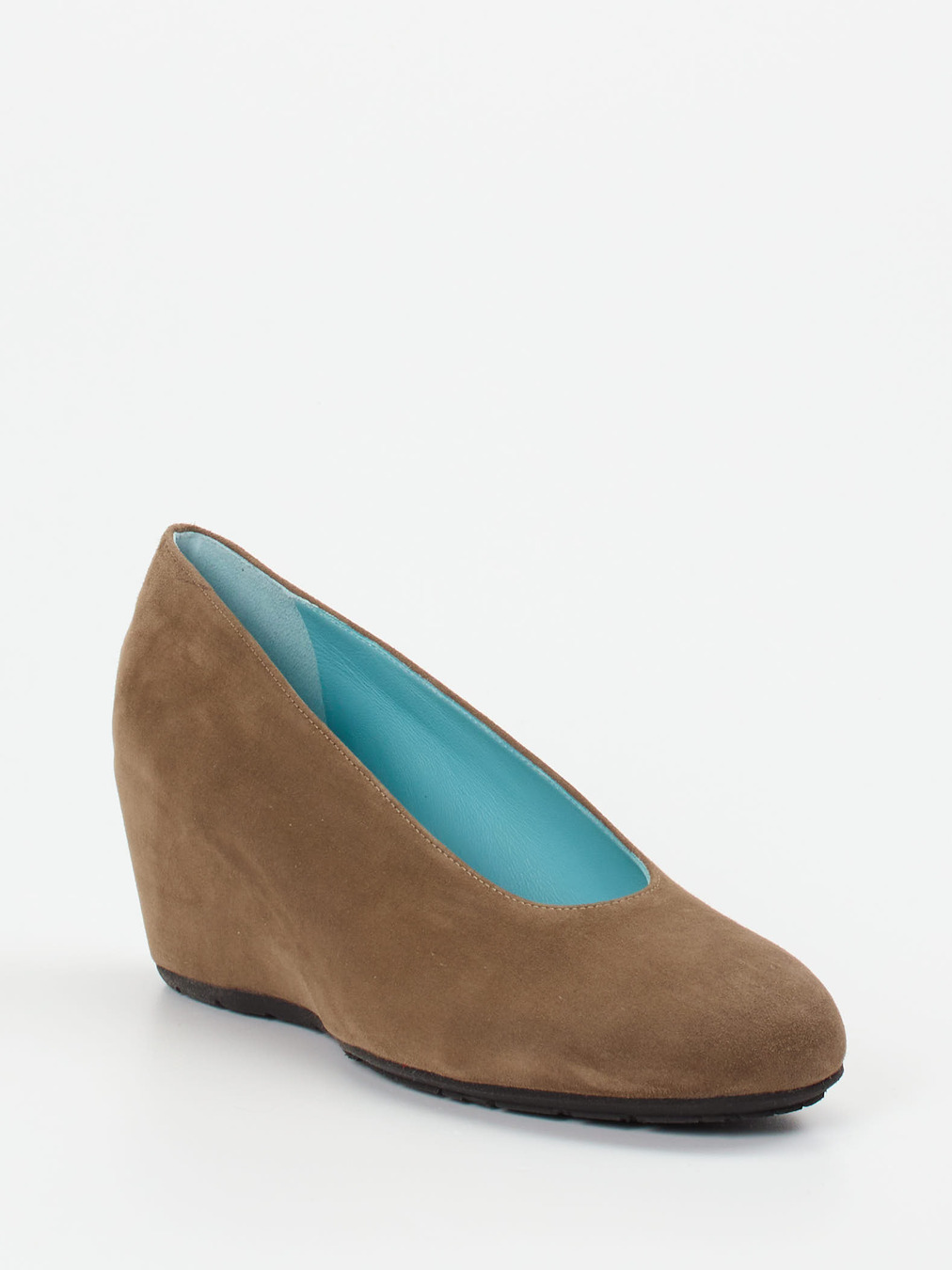 Thierry Rabotin – Keilpumps aus Veloursleder braun