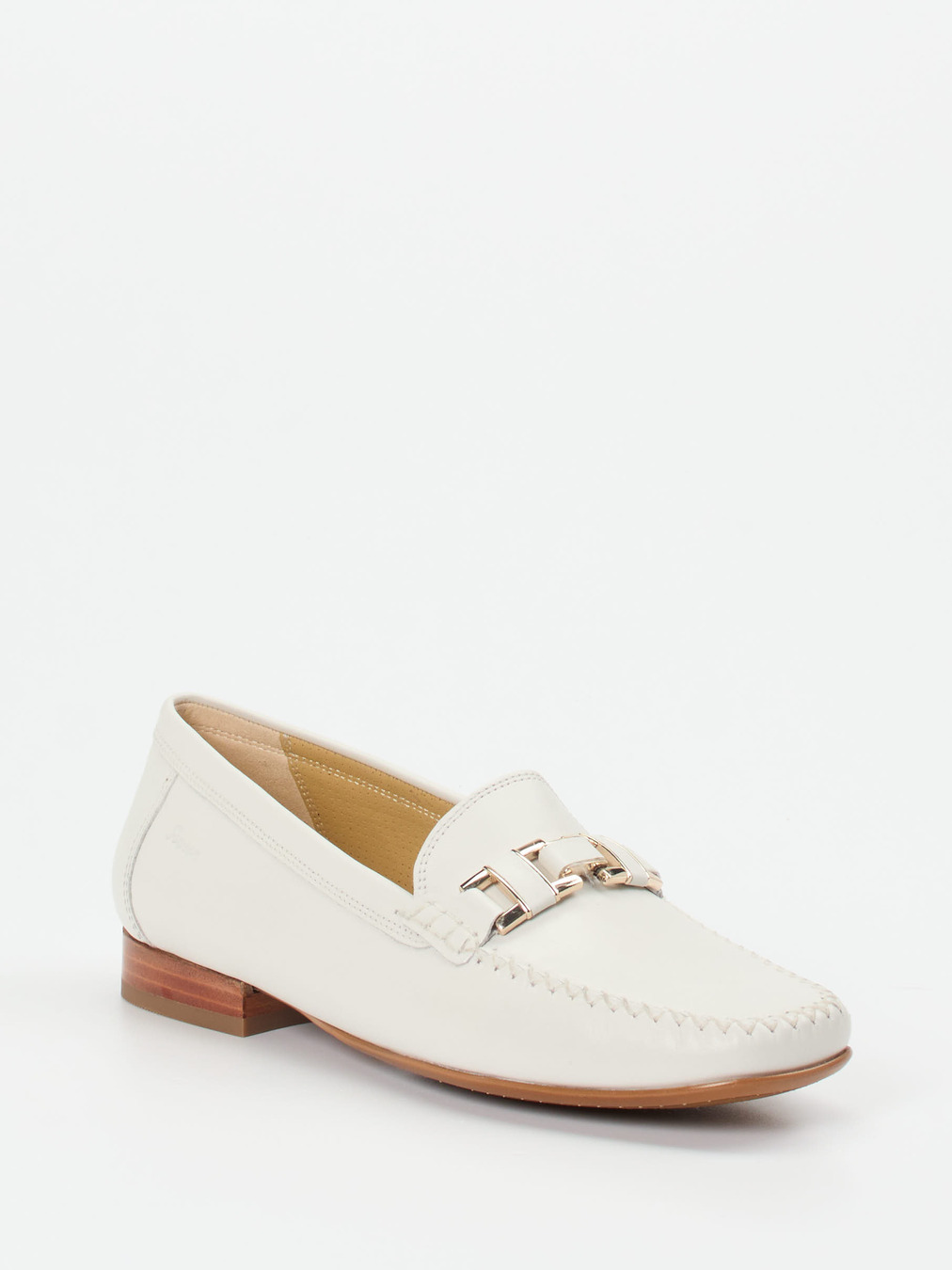 Sioux – Loafer aus Lammleder in Cremeweiß