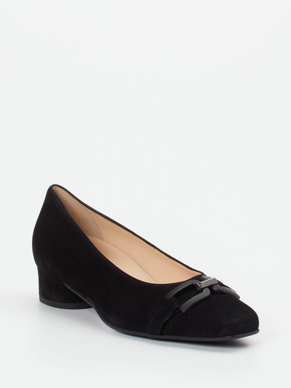 Hassia – Pumps aus Veloursleder schwarz