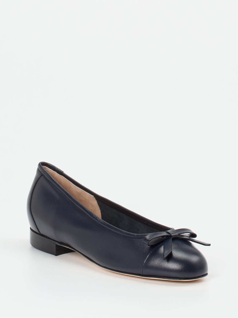 Mannori – Ballerinas aus Lammleder Dunkelblau