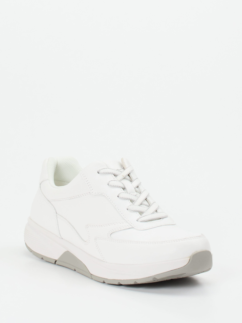 Gabor Comfort – Sneaker aus Kalbleder Offwhite