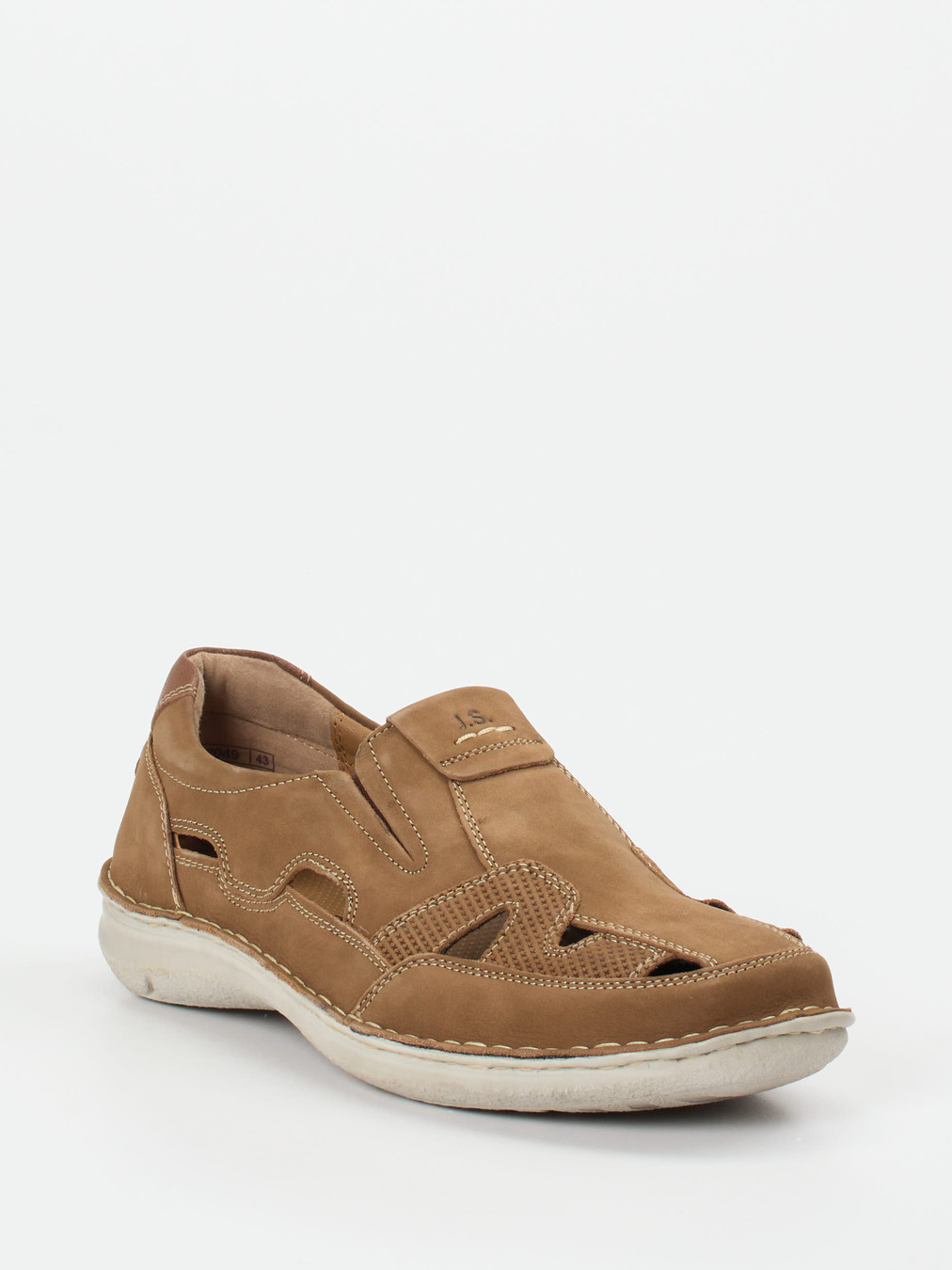 Josef Seibel – Komfort-Slipper aus Nubukleder Braun