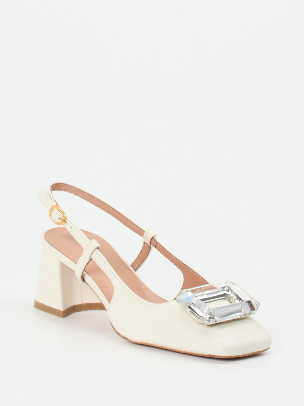 Konstantin Starke – Slingback-Pumps aus Lammleder Beige