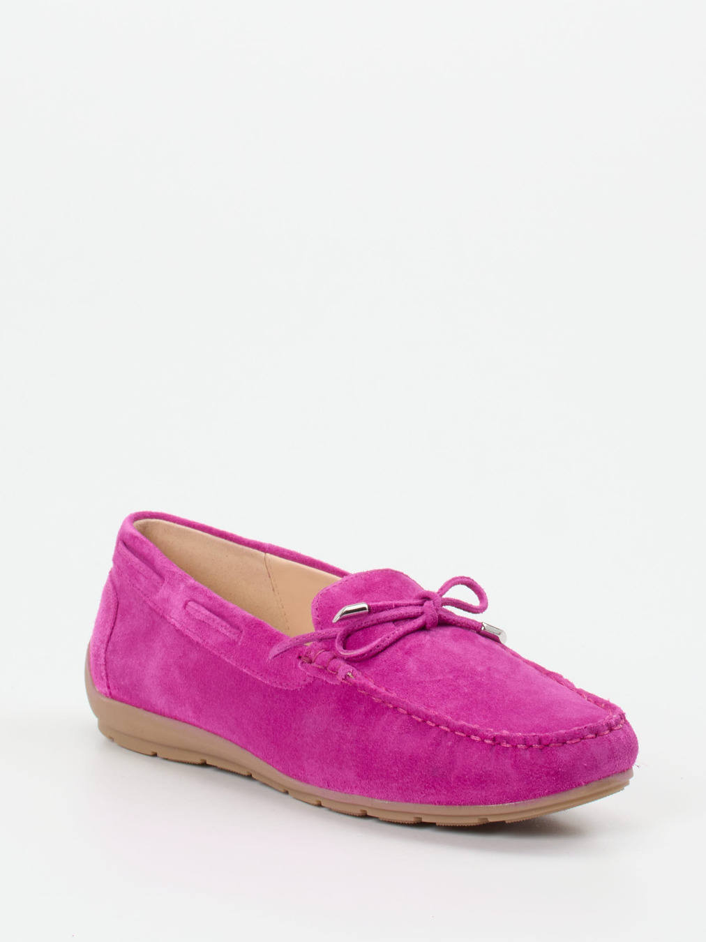 Ara – Mokassin aus Veloursleder in Pink