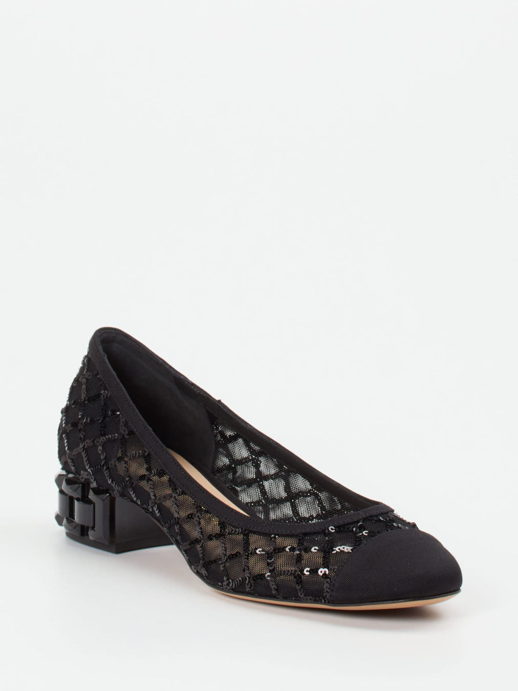 Konstantin Starke – Pumps aus Textil in Schwarz