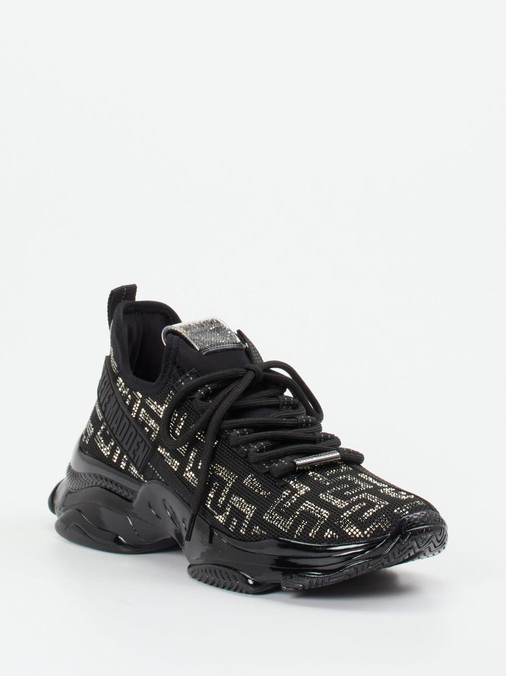 Steve Madden – Chunky Sneaker aus Textil in Schwarz