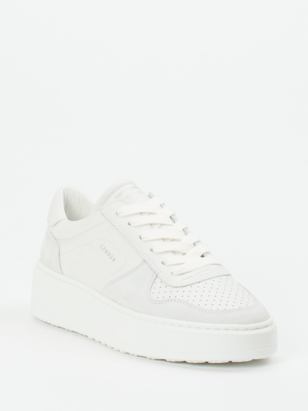Copenhagen – Plateau-Sneaker aus Kalbleder Off-White
