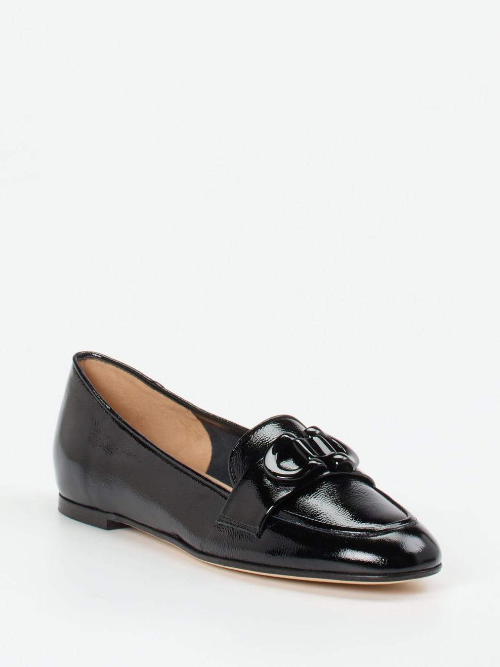 Mannori – Loafer aus Lackleder schwarz