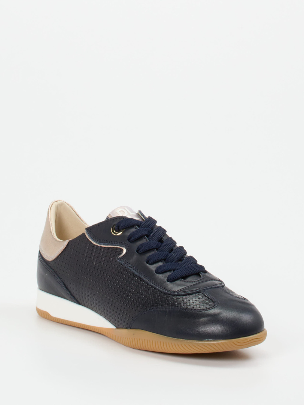 DL Sport – Sneaker aus Kalbleder Dunkelblau