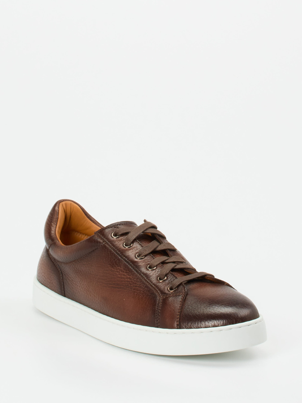 Magnanni – Sneaker aus Hirschleder Dunkelbraun